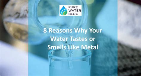 house water smells like metal|metal taste when drinking water.